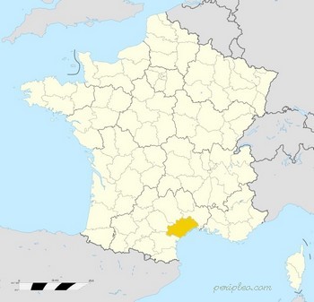 Carte Hérault
