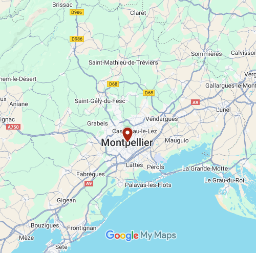 Carte Montpellier