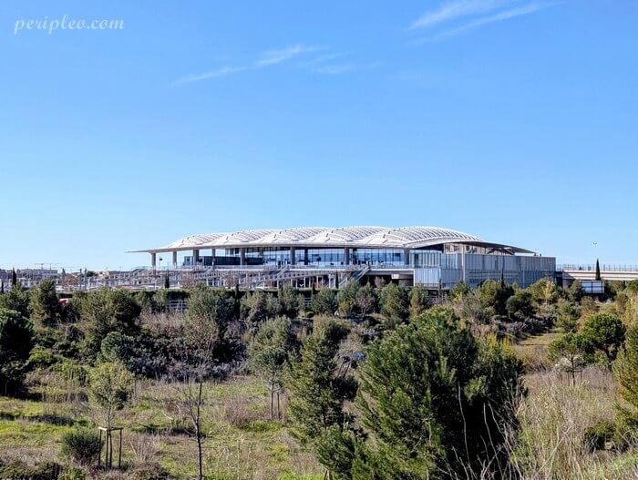 Gare Montpellier Sud de France, architecture contemporaine au cœur du quartier Cambacérès