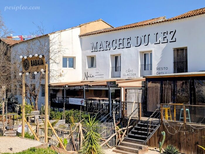 Le Marché du Lez à Montpellier, espace de street food et de loisirs en plein air