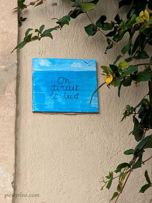 Street art à Montpellier, œuvre « On dirait le Sud » dans la rue du Général Maureilhan