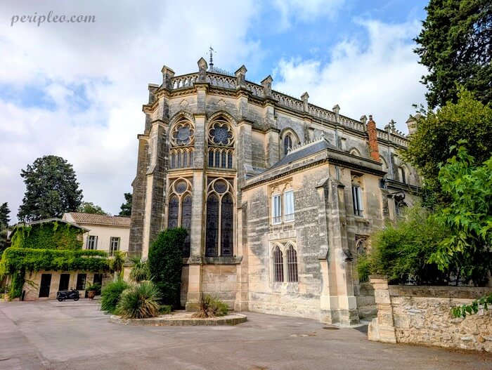 Chapelle néogothique du Château de Grammont à Montpellier